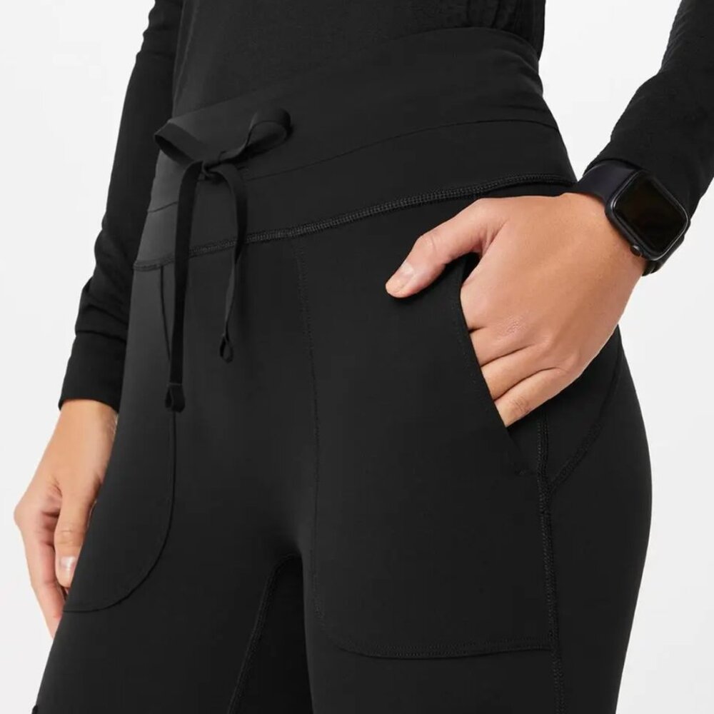 High Waisted Seville ScrubLegging™ - Black - Picture 6 of 8